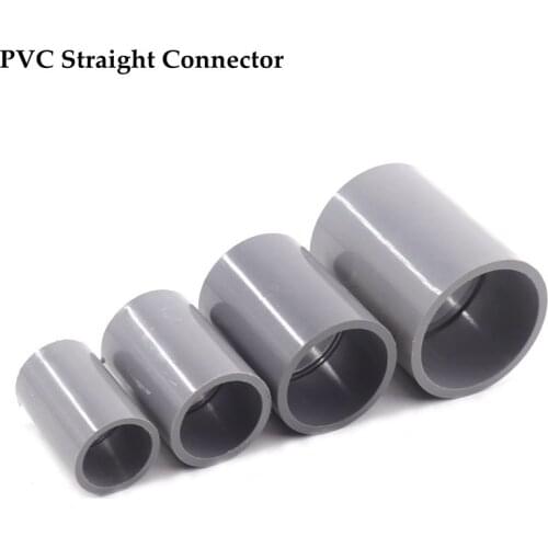 25pcs/lot 32mm PVC Pipe Connector Direct Joints Aquarium Tank Water Supply Fittings Farm Irrigation Garden Water Connectors