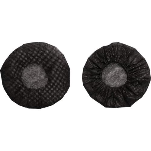 200 Pcs Black Disposable Microphone Covers Karaoke Anti-Splash Mic Cover Dust-Proof Accessories