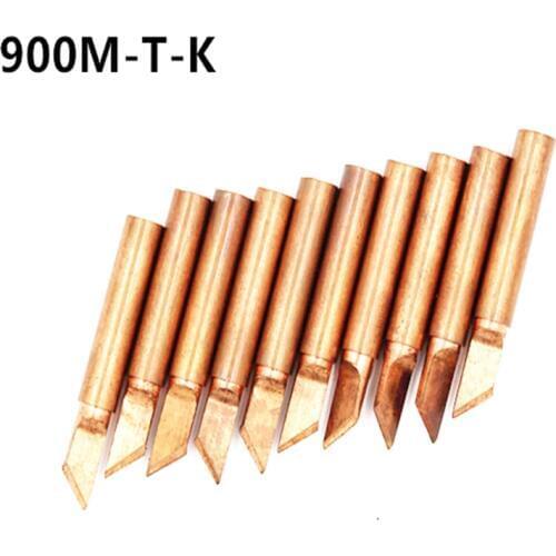 900M-T-K 10PCS Tips 900M-T Soldering Iron Pure Copper Lead-free For Hakko