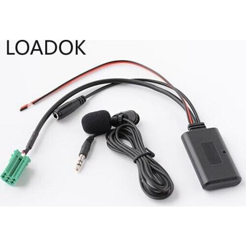 Car Bluetooth 5.0 Updatelist Radio Phone Call Handsfree Microphone Audio Music Adapter for Renault Radio Update list 2005-2011
