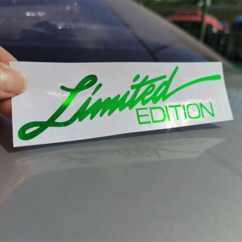 DecalsMe 16*3.8CM LIMITED EDITION Car Stickers Car Styling Funny Sticker and 3D Decals Reflective Laser Vinyl Sticker on Car