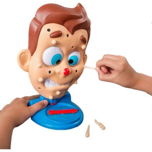 Simulate Face Shape Squeeze Acne Toy Popping Pimple Parent-Child Board Game Funny Educational Puzzle Toy Fun Children Toy