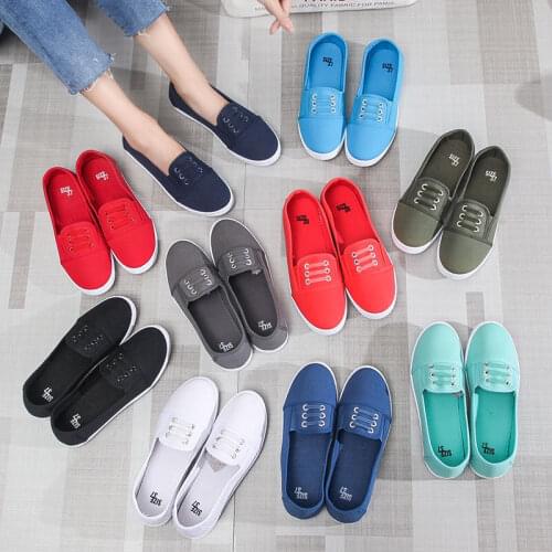 New Womens Shoes Breathable Low-top Shoes Espadrilles Canvas Shoes Female Summer Sneakers The Small White Shoes