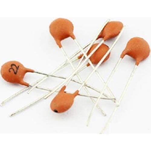 50PCS 22pF 50V DIP Ceramic Disc Capacitors