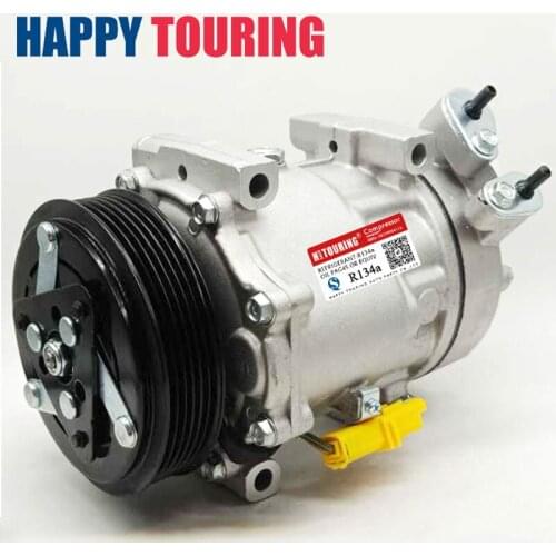 For PEUGEOT 406 607 807 CITROEN XSARA C5 C8 SD7V16 AC Air Conditioning Compressor 6453YN 6453SE 6453TG 648724 648726 9800851980