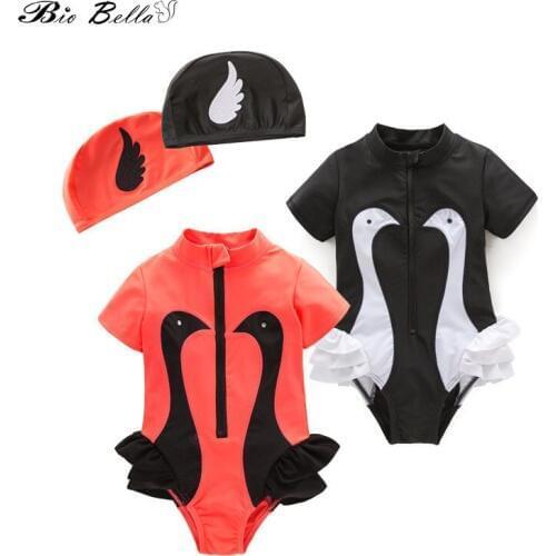 Swimwear For Children Girls Fashion Swimming Bathing Kids Girl Swimsuit Infant Toddler Sunscreen Beahing Suit Girls Bikinis