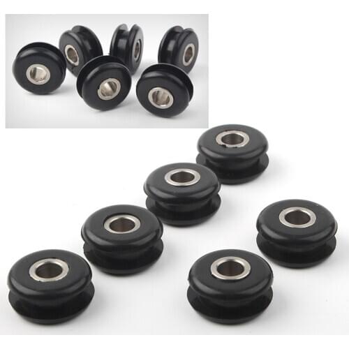 Motorcycle Gas Tank Mounts Rubber Grommets Sets 6Pcs For Harley Davidson Softail FXWG 11447 5775