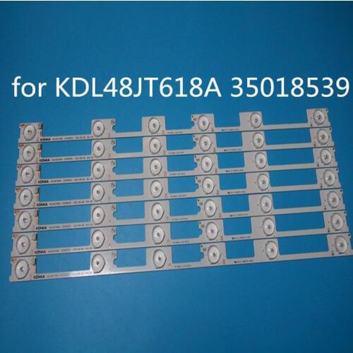 Original new LED backlight bar strip for KONKA KDL48JT618A KDL48SS618U 35018539 35018540 6 LEDS(6V) 442mm