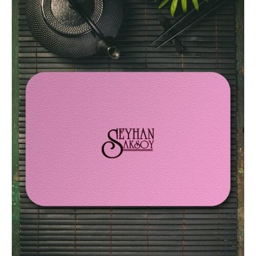 Personalized 4'lü Pink American Service