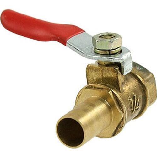 Full Port 0.47" Female Thread Lever Handle Pneumatic Ball Valve