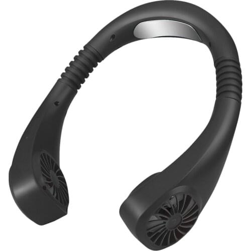 USB Portable 2 in 1 Air Cooler Mini Electric Air Conditioner Portable Hanging Neck Fan