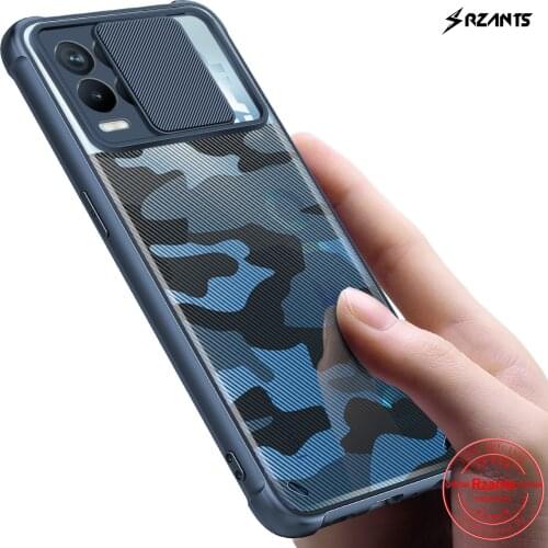 Rzants For Oppo Realme 8 Pro Oppo Realme 8 4G 5G Phone Case Soft [Camouflage Lens] Protection Clear Double Casing