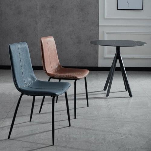 Light Luxury Dining Chair Home Nordic Modern Minimalist Negotiation Table Reception Chair Bedroom Makeup Chair Italian Chair