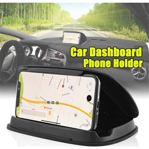 Universal Car Dashboard Phone Holder Car GPS Mount Stand Navigator Anti-slip Console Bracket Clip Convenient and Space Saving