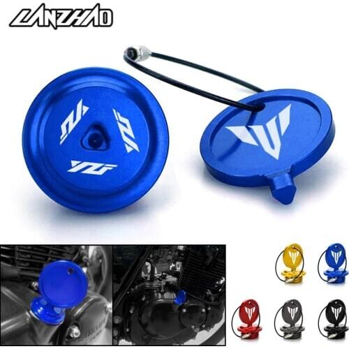 YZF Motorcycle Oil Drain Plug Magnetic Engine Fuel Sump Cap M27 Nut with Key CNC Aluminum Accessories for Yamaha YZF R1 R6 R3