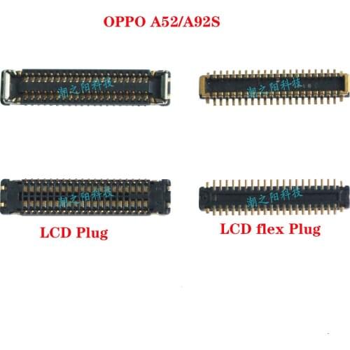 LCD Display FPC Connector Plug MotherBoard Pin For OPPO A52 A92S