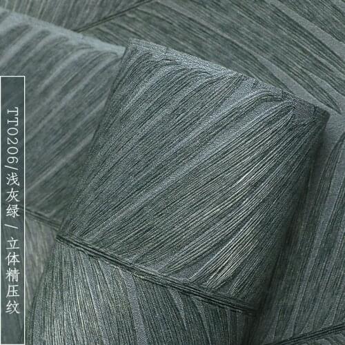 3D stereo Nordic style modern minimalist bamboo leaf color green plant ins wallpaper bedroom living room background wallpaper