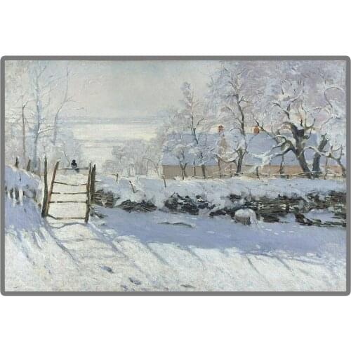 Great Painter Claude Monet "The Magpie" 5D DIY Diamond Painting Full Square/Round Diamond Embroidery Sale Picture of Rhinestones