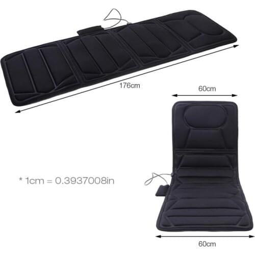 Household Multi-function Electric Back Massager Healthcare Pillow Full-body Massage Mattress Pad Waist, Neck Massager HWC