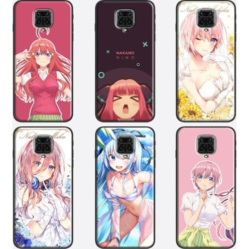 Anime The Quintessential Quintuplets Cover For Xiaomi Redmi Note 10 Pro Note 9 Pro Note 8 Pro K40 8T 9S 9A 9C 9T 9 Phone Case