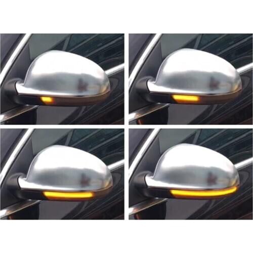 Dynamic LED Blinker Indicator Mirror Turn Light Signal Repeater Suitable for Golf V Golf 5 MK5 R Car Accessories