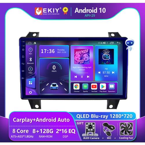 EKIY 6+128G 8 CORE Autoradio Android 10 For Great Wall PAO 2019-2020 Car Radio Multimedia Blu-ray IPS update QLED GPS BT no 2din