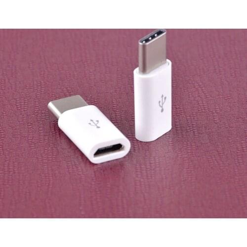 Etmakit 2pcs USB 3.1 Type C Male to Micro USB Female Adapter Converter Connector USB NK-Shopping