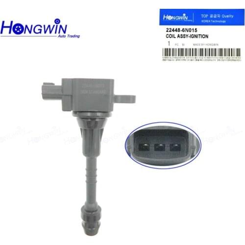 22448-6N015 Ignition Coil For Nissan Almera Sentra 1.6L 1.8L 2001-2006 224486N015 UF35122448-6N010 224486N010 22448-6N012