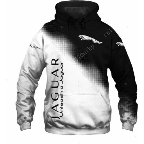 2021 New Jaguar Brand Mens Hoodie Hip Hop Mens Clothes Oversized Hoodie 3D Anime Streetwear High Quality Harajuku Sweatshirt