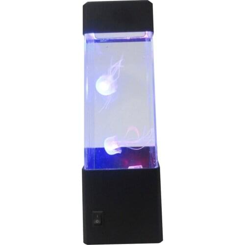Jellyfish Night Light Aquarium Style LED Lamp Bedside Decorative Light Childrens Table Lamp Jellyfish Aquarium Lamp Dropshiping
