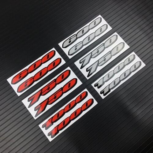 Motorcycle Fairing Tail Sides 1000 600 Red Sticker Decal Emblem For Suzuki GSXR 600 1000 GSXR1000 GSXR600 Accessory