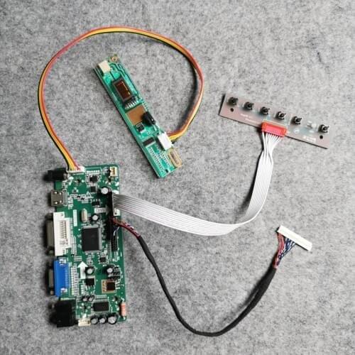 1280*800 LCD display drive board 1CCFL M.NT68676 DIY kit 30-Pin LVDS VGA DVI For B154EW01 V8 V9/B154EW02 V0 V1 V2 V3 screen