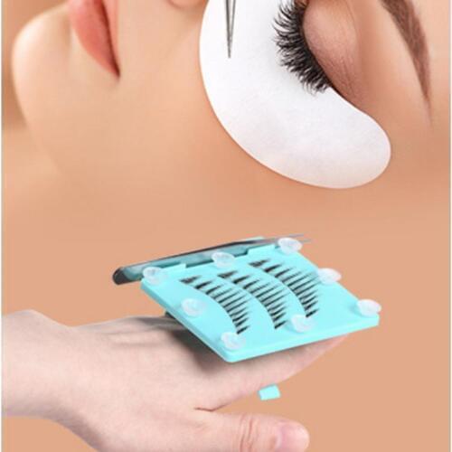 Makeup Fake Eyelash Tray Strip Stand Individual Eyelash Extensions Hand Plate Eye Lash Grafting Stand Palette Makeup Tool