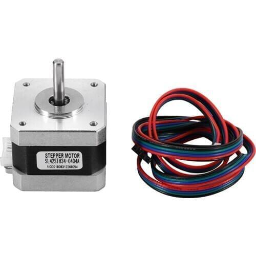 1Pcs 28N.cm 4 Lead Nema17 Stepper Motor 42 Motor 1.8 Degree 42BYGH 34MM 0.4A Motor For CNC XYZ 3D Printer Motor