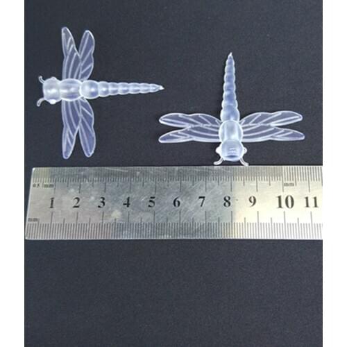 Soft Plastic Dragonfly for DIY LED String Christmas Holiday Home Garden Wedding Party Decoration Lights