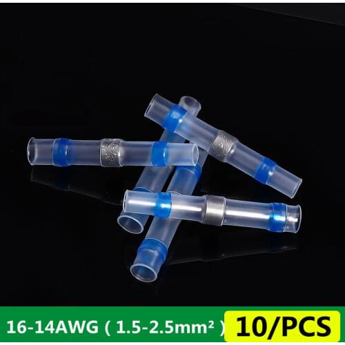 Waterproof heat shrinkable crimp terminal welding sealed wire connector Connector terminal insulated butt joint 10PCS/30PCS