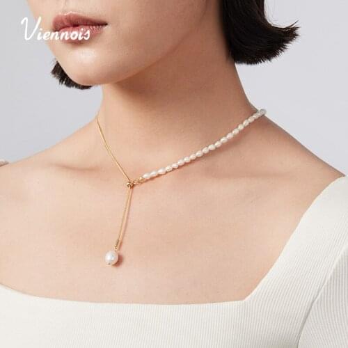 Женские ожерелья из жемчуга Viennois China At AliExpress
