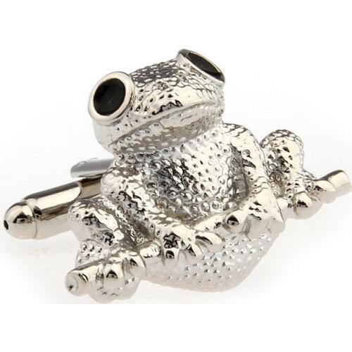 Lepton Copper Lovely Frog cuff links Fashion animal design french cufflink man cufflink for gift holiday cufflink,Free Shipping