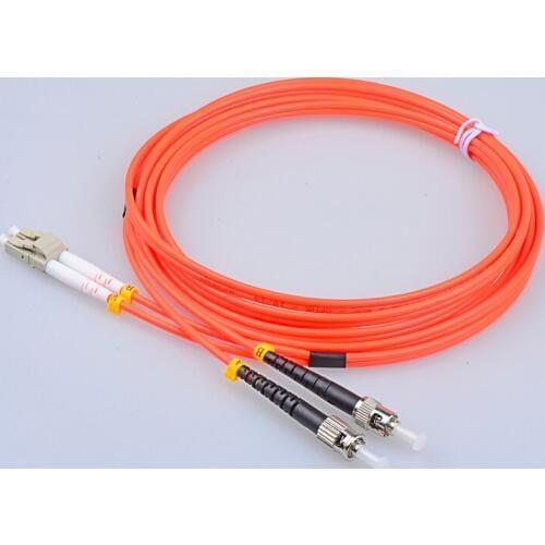 15 Meter LC to ST Fiber Optic Cable MultiMode Duplex Patch Cord OM1 62.5/125