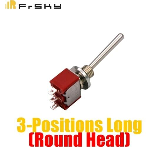 FrSky 3-Positions LongToggle Switch Round Head for X9DP2019/X7 ACCESS and X9 Lite Series Transmitter