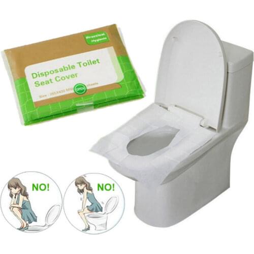 3packs 30pcs/lot Disposable Toilet Seat Cover 100% Waterproof Safety Travel/Camping Bathroom Accessiories Mat Portable