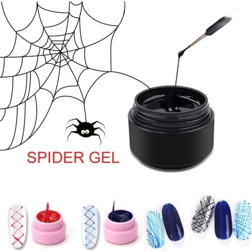6pcs Lot Spider Gel Nail Polish UV Gelpolish Liner Drawing Nail Gel Lacquer Painting Gels Color UV Gel Set