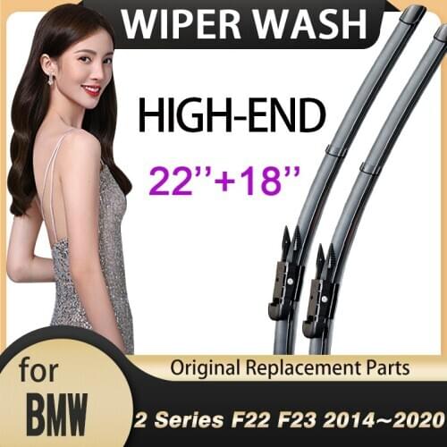 Car Wiper Blades for BMW 2 Series F22 F23 2014~2020 218i 220i 228i 230i M240i M235i 218d 220d 22d M235i M240i Windshield Wipers