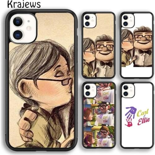Krajews up carl and ellie LOVER COUPLE Phone Case Cover For iPhone 5s 6s 7 8 plus X XS XR 11 12 pro max Samsung Galaxy S8 S9 S10