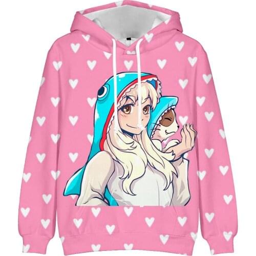 Childrens Hoodies New LEAH ASHE Letter Toddler Girl Sweatshirt Baby Anime Clothes Boys/Girls Outfits Kids Leah Ash Kids Clothes