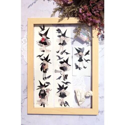Fairy The Call of Witch Washi Tape for Card Making Bullet Journal DIY Scrapbooking Decorative Sticker