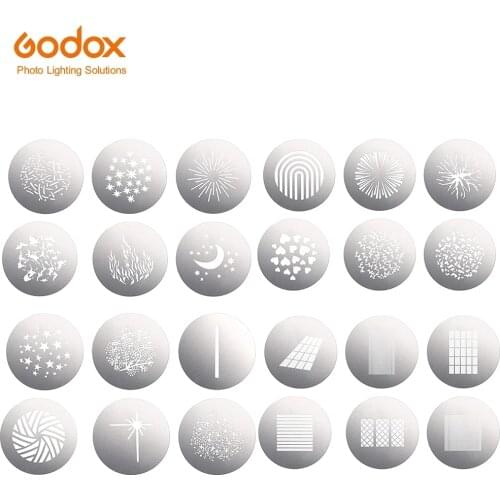 Godox SA-09 001 002 003 004 GOBO Kit for SA17+SA-P for S30 S60 SL150II VL150 VL200 VL300 SL200II Bowens Mount Light