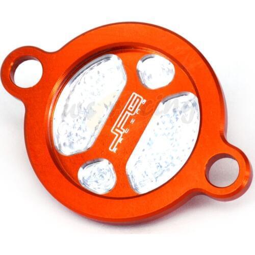 CNC Motorcycle Billet Oil Filter Cap Cover For KTM EXC450 XCW450 XCF450 SXF450 XCF450 SXF505 XCF505 EXC530 XCW530 SMR450