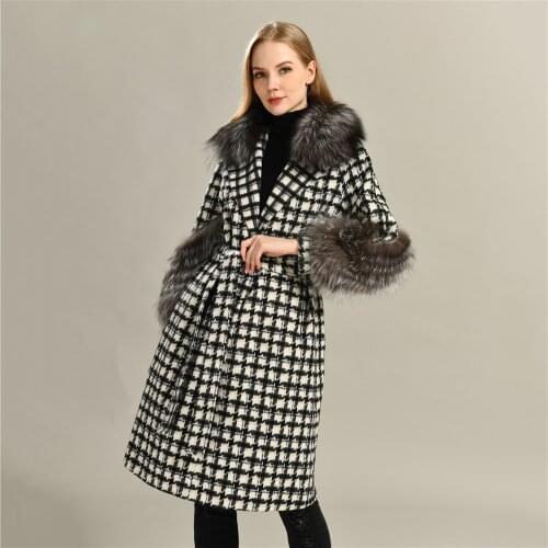 Женские пальто в клетку MAOMAO FUR M China At AliExpress