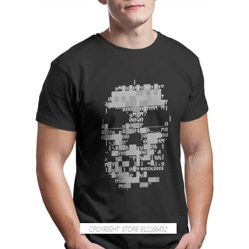 Dedsec Skull Graphic Streetwear Watch Dog Legion Sabine Brandt Bagley Game Homme T-Shirts Pure Cotton Fashion Tee